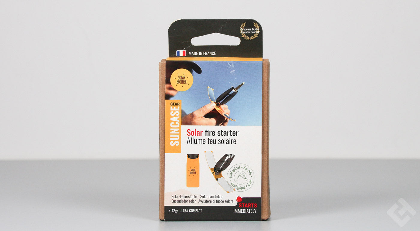 Briquet Solaire SUNCASE GEAR® - PBS - Naturopathie & Zéro déchet