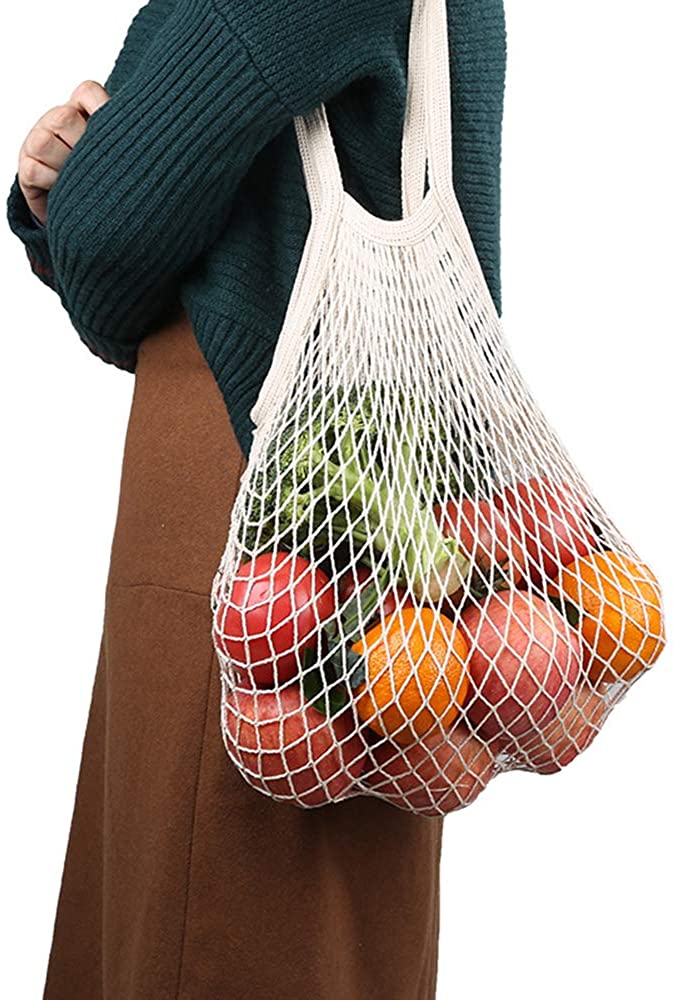 Sac filet réutilisable 100% coton - PBS - Naturopathie & Zéro déchet