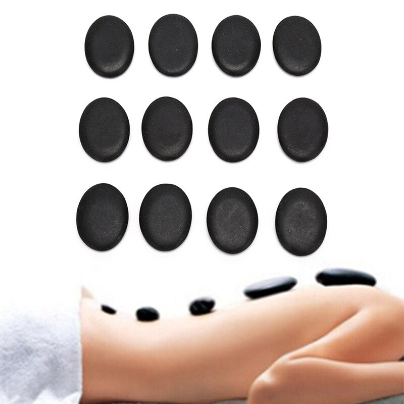 Lot de 12 pierres chaudes - PBS - Naturopathie & Zéro déchet