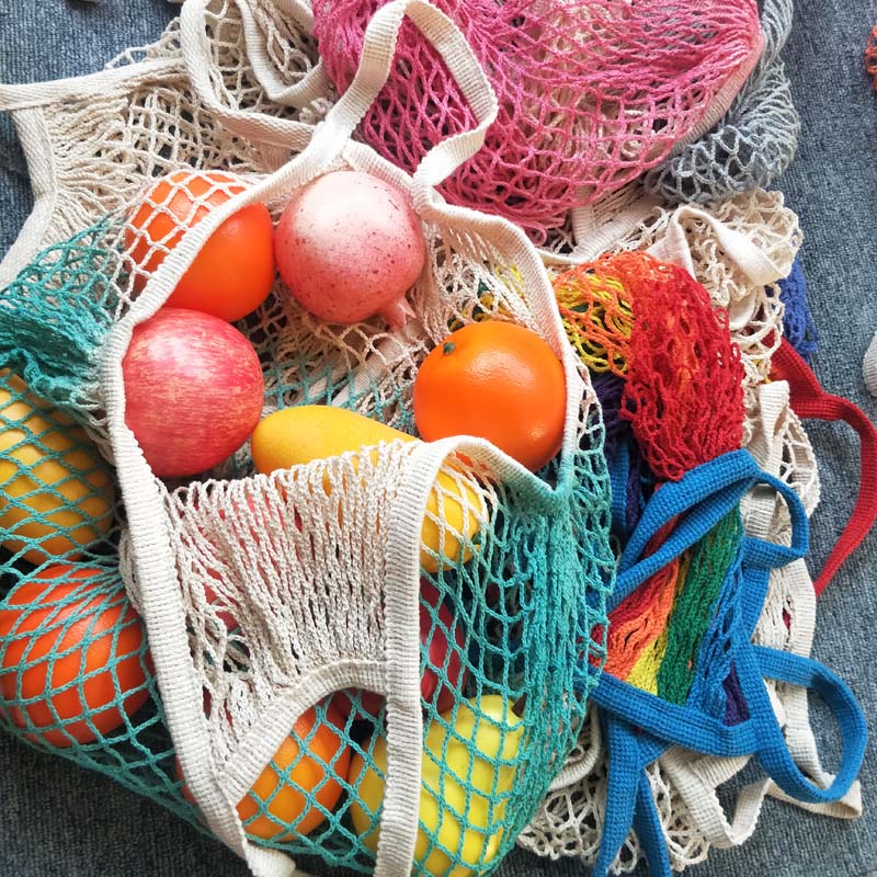 Sac filet réutilisable 100% coton - PBS - Naturopathie & Zéro déchet