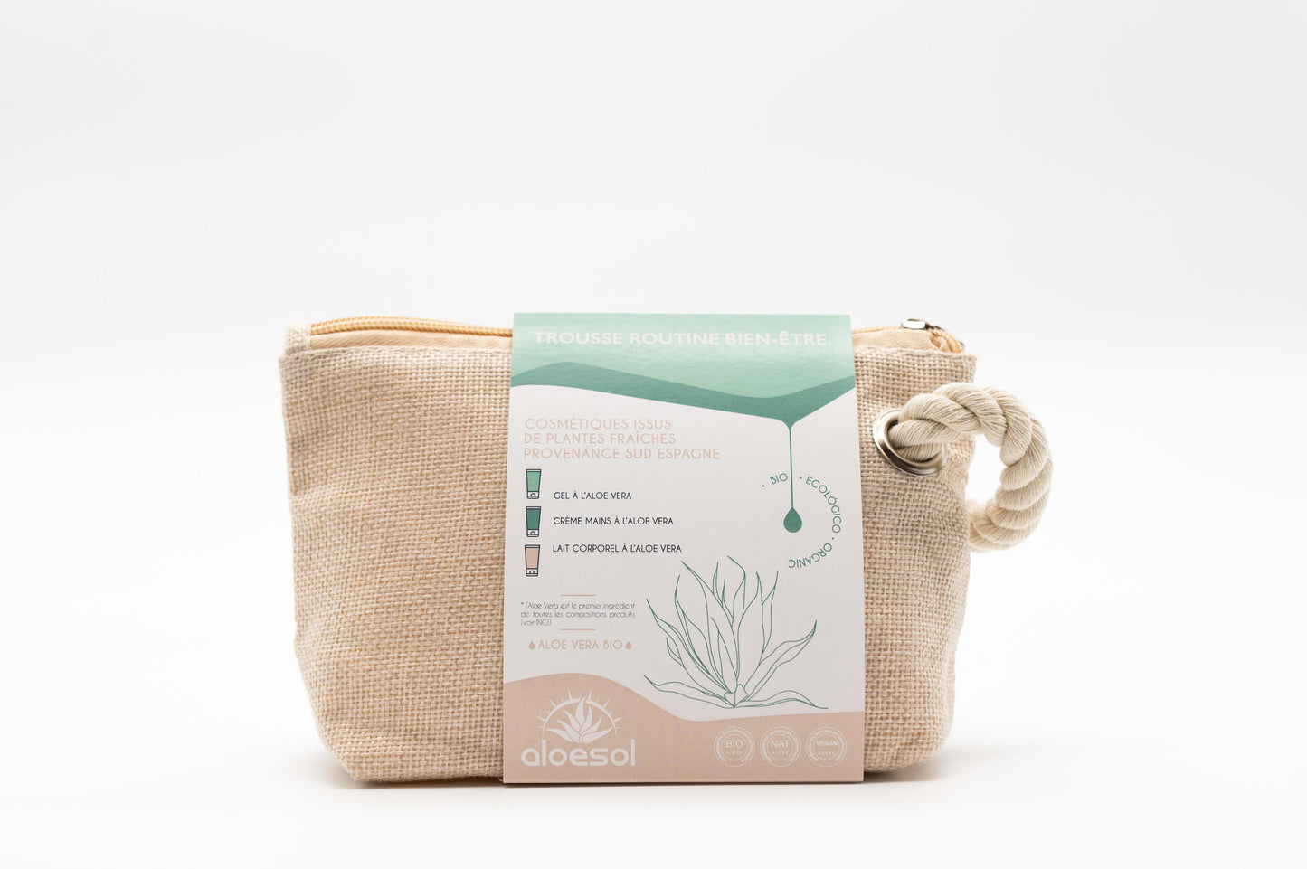 Trousse Routine Bien-être à l’Aloe Vera - PBS - Naturopathie & Zéro déchet
