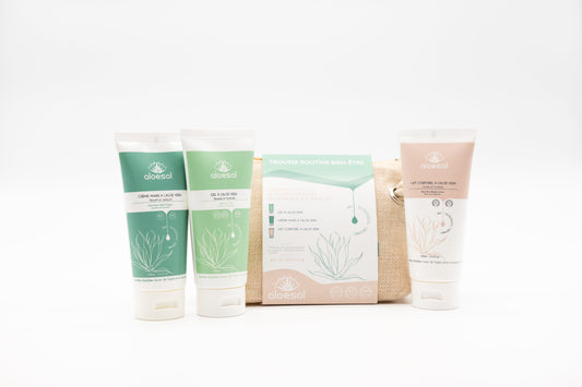 Trousse Routine Bien-être à l’Aloe Vera - PBS - Naturopathie & Zéro déchet