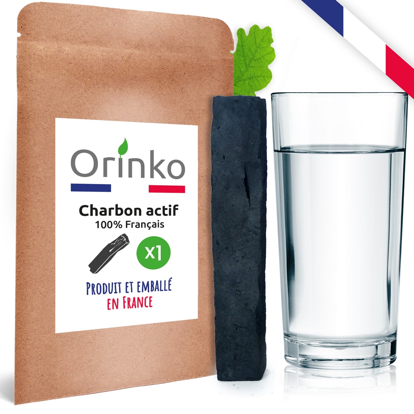 Charbon purificateur d'eau - ORINKO - PBS - Naturopathie & Zéro déchet