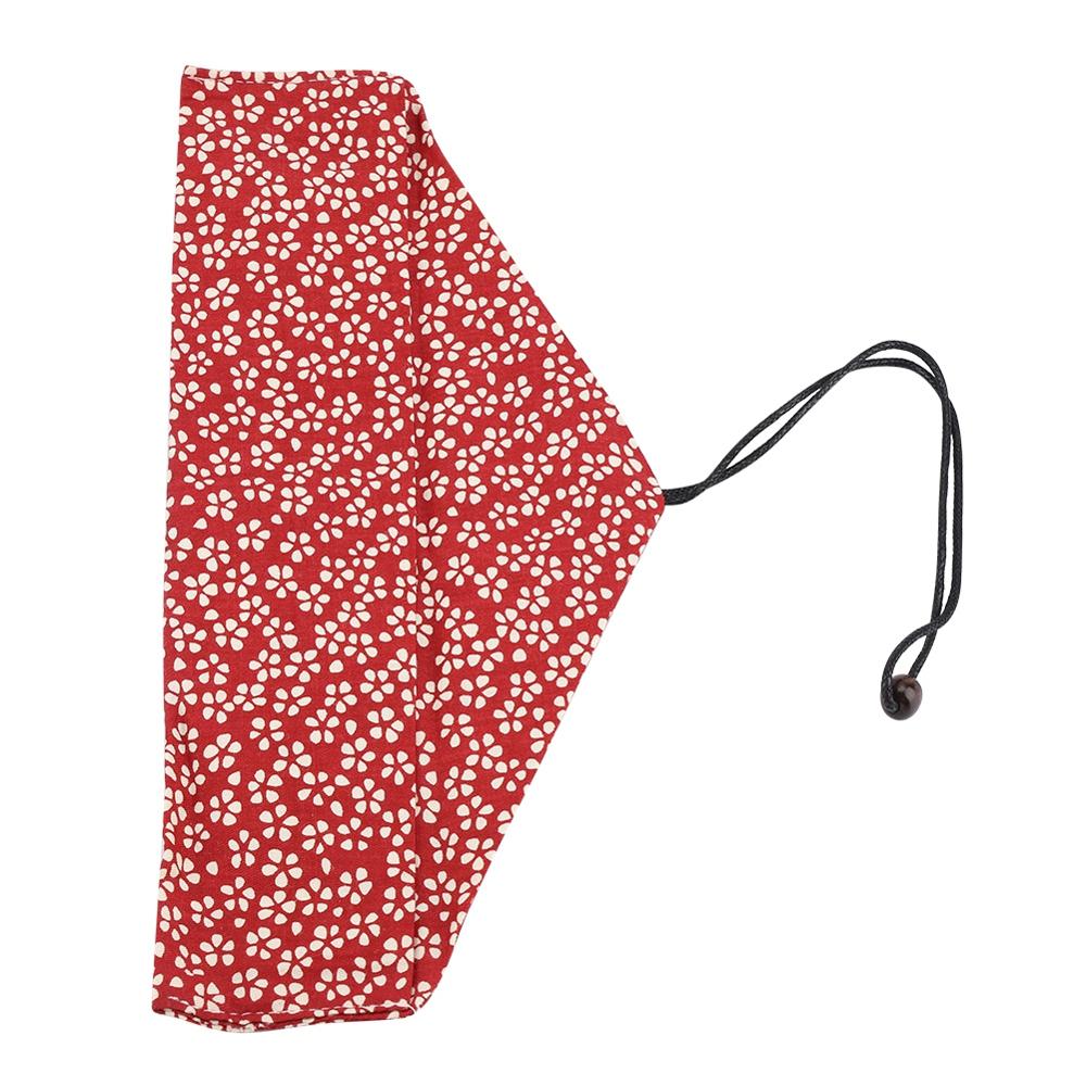 Etui de rangement rouge - PBS - Naturopathie & Zéro déchet