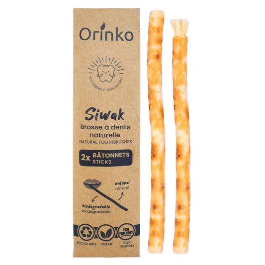 Lot de 2 bâtonnets de Siwak, PBS Naturopathie & Zéro déchet